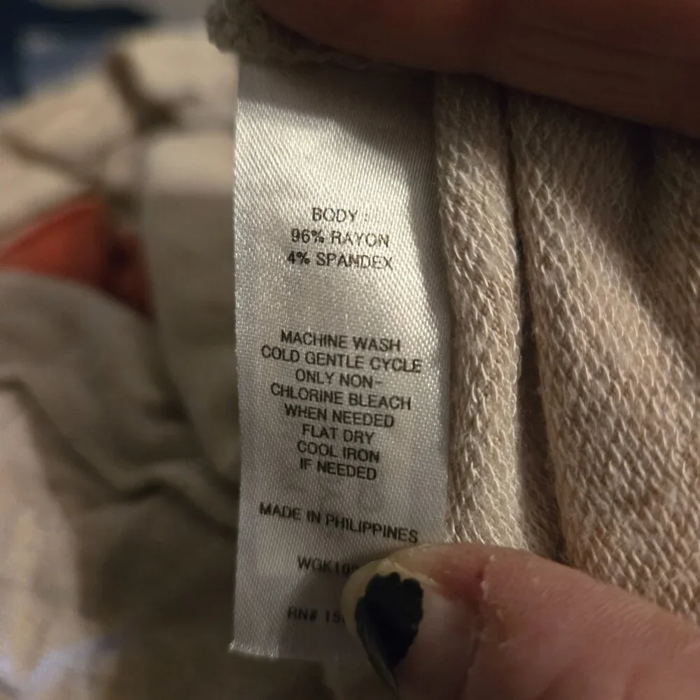 Market & Spruce "Candy Corn" hooded cotton top - Picture 6 of 6